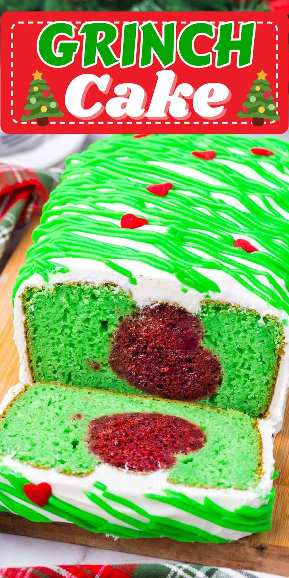 Grinch Designed Cake - The Squeaky Mixer - Easy And Fun Baking Recipes