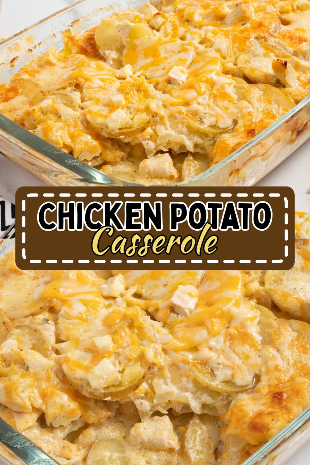 Chicken Potato Casserole Pin.