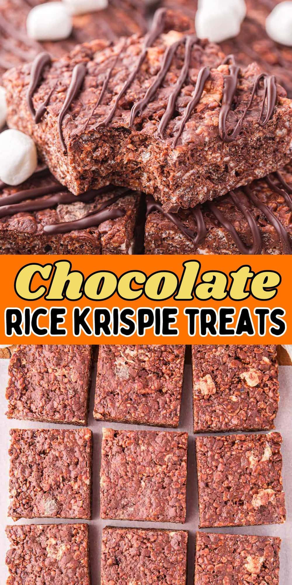 Chocolate Rice Krispie Treats pinterest