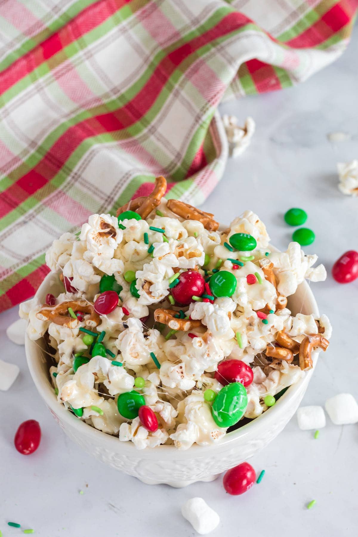 christmas crunch in a bowl.
