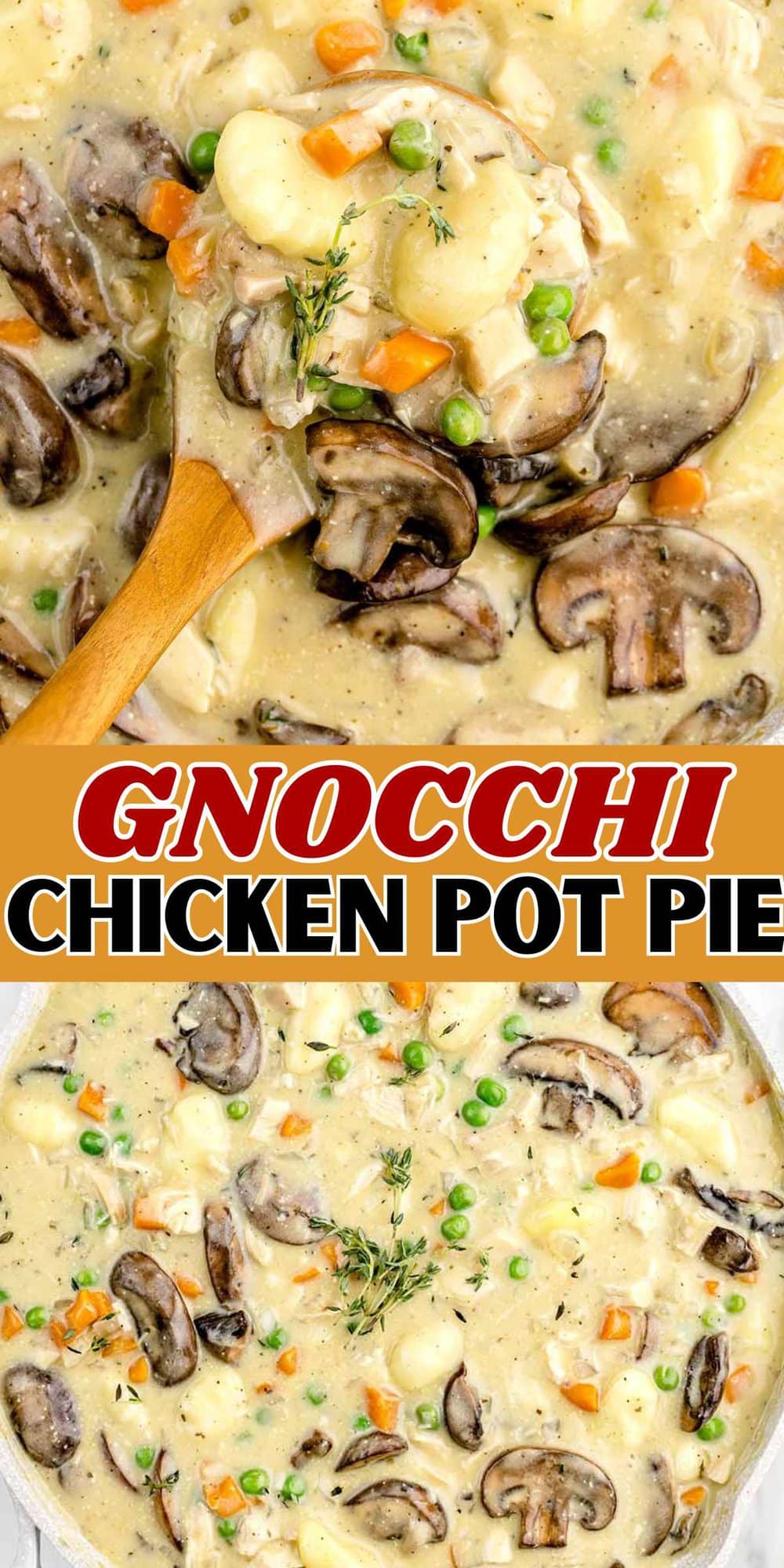 Gnocchi Chicken Pot Pie pinterest