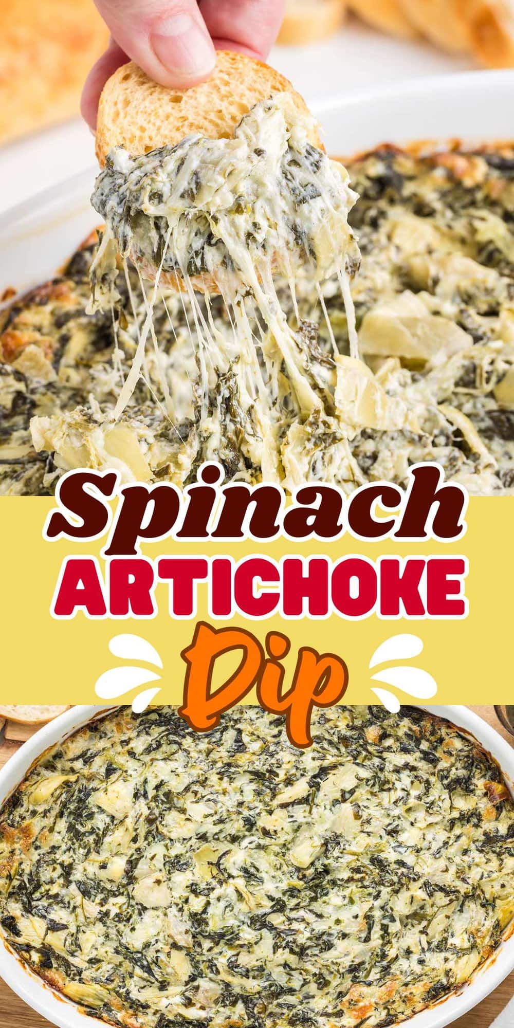 Spinach Artichoke Dip pinterest