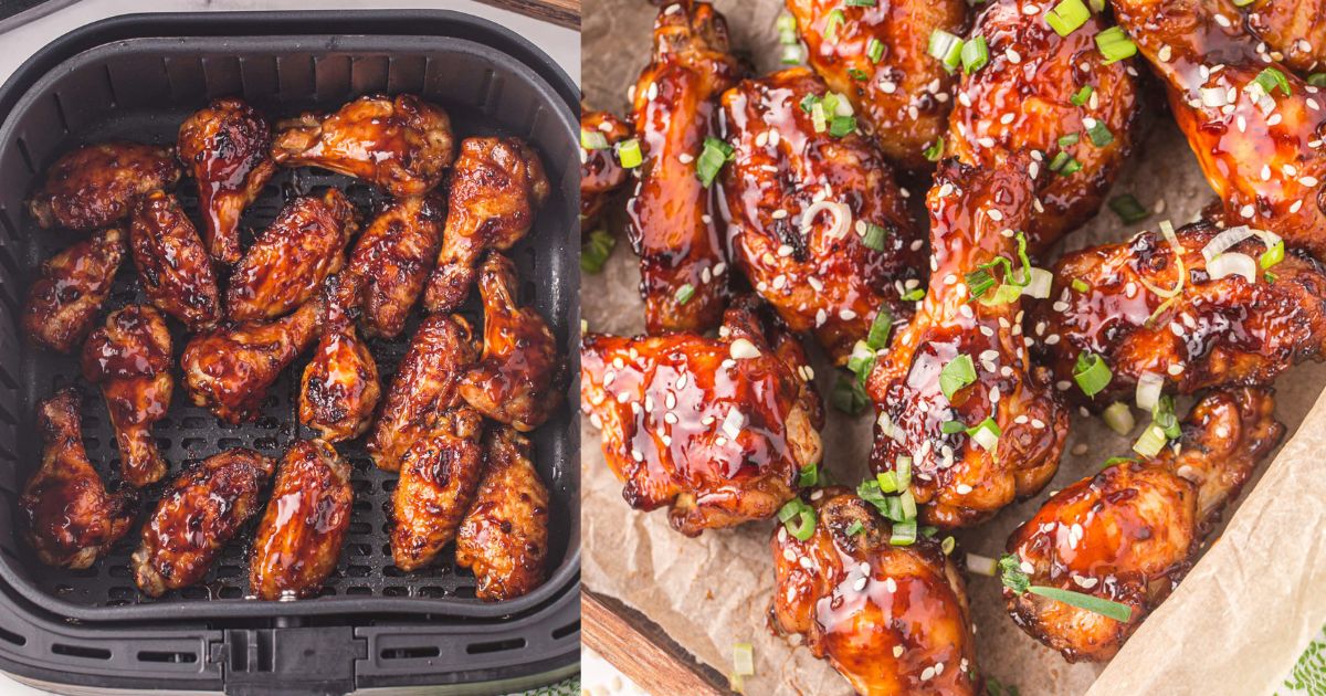 Air Fryer Asian Sticky Wings Princess Pinky Girl