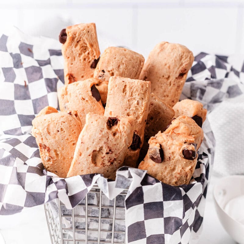 disney cookie fries in a basket.