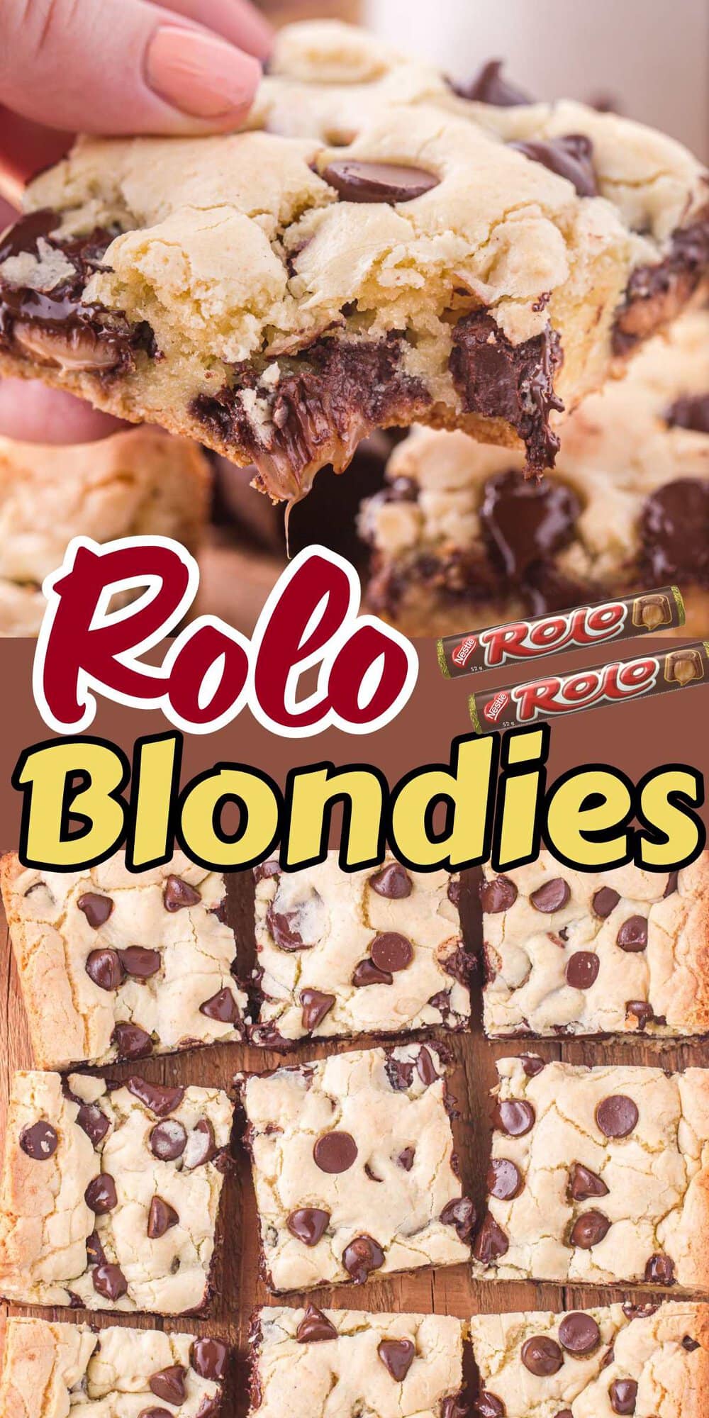 Rolo Blondies pinterest