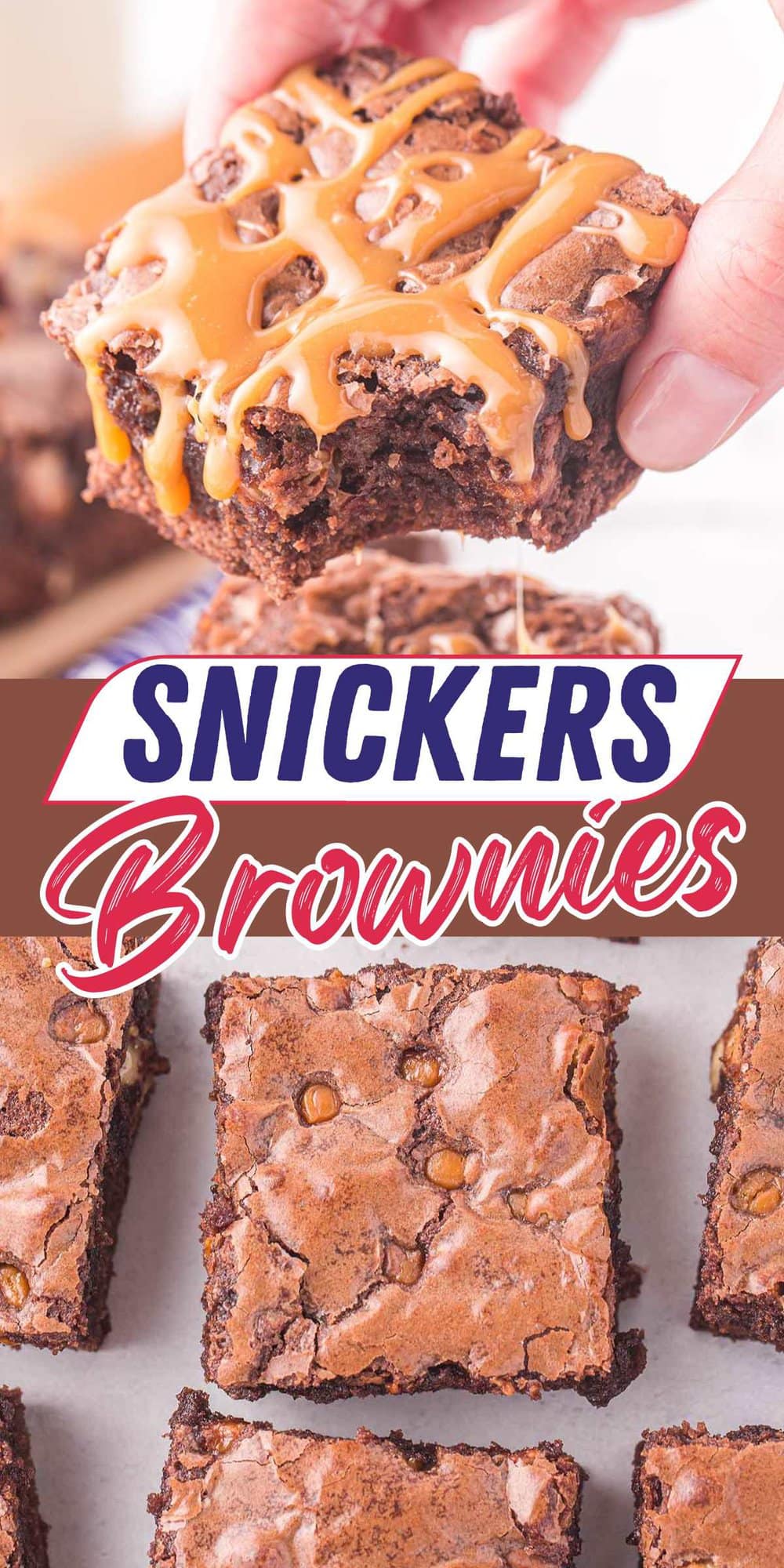 Snickers Brownie pinterest