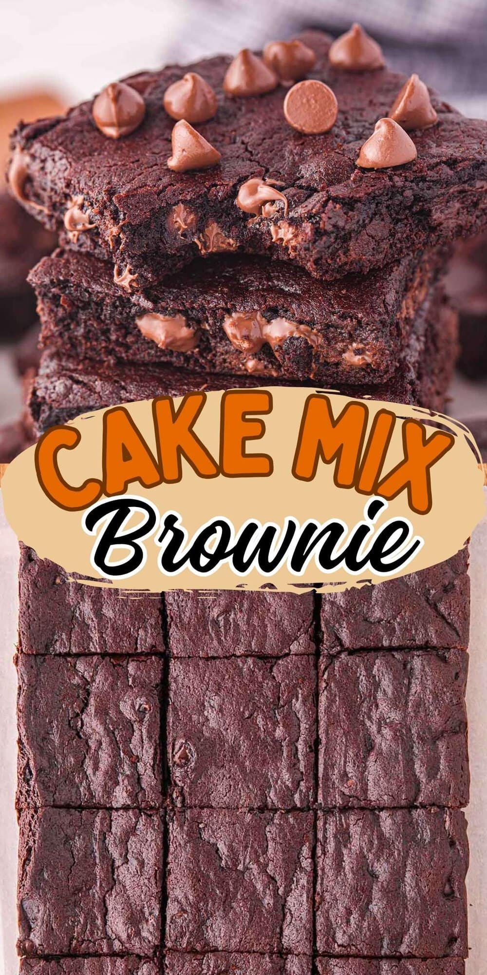 Cake Mix Brownies pinterest