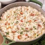 Chicken Bacon Ranch Pasta in a large skillet.