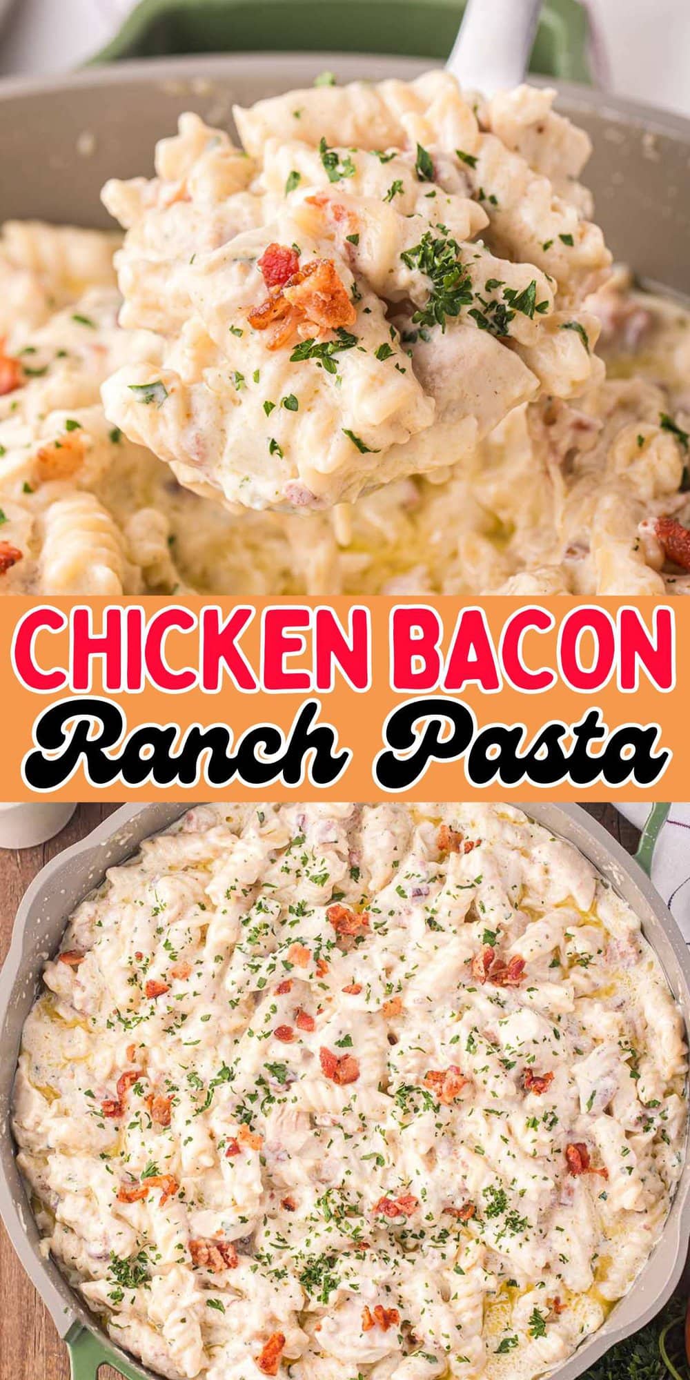 Chicken Bacon Ranch Pasta pinterest