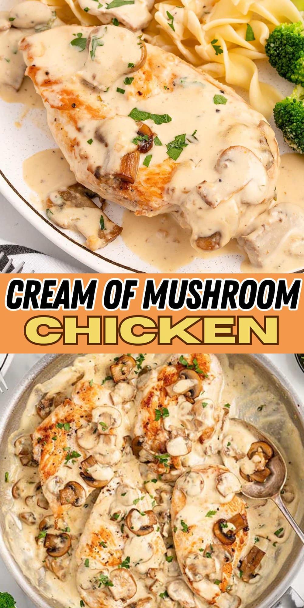 Cream of Mushroom Chicken pinterest