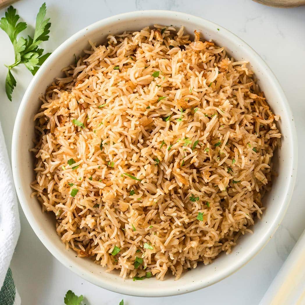Stick of Butter Rice in a large bowl.