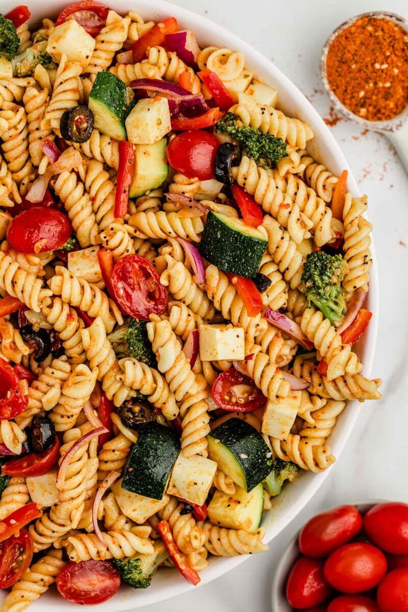 Salad Supreme Pasta Salad - Princess Pinky Girl