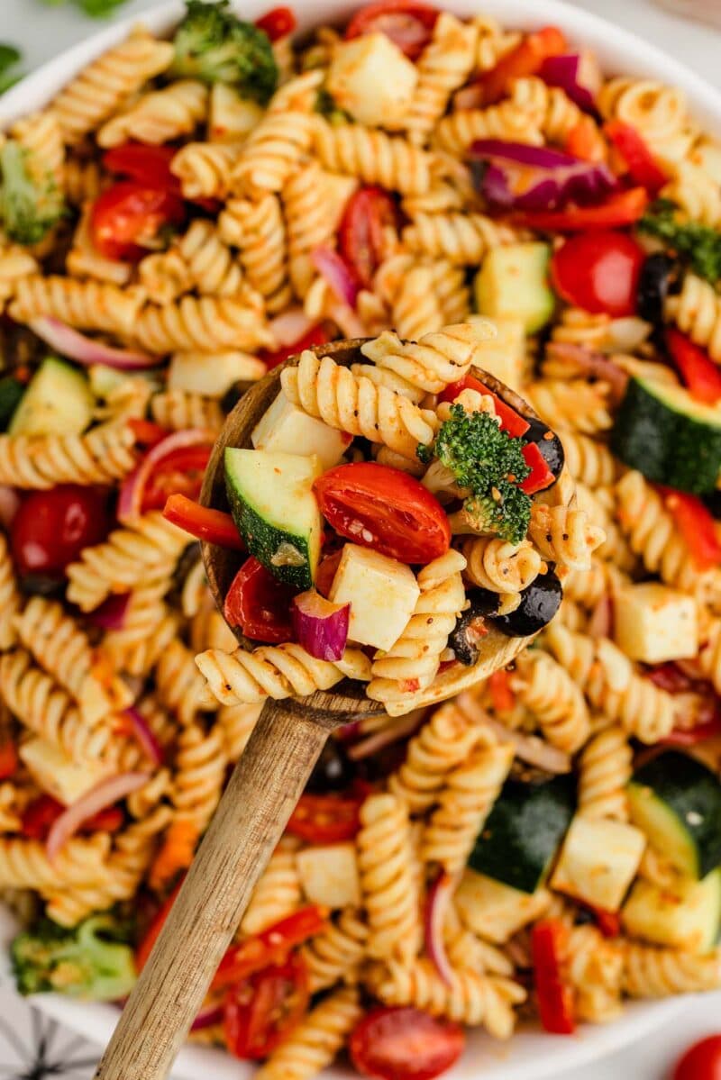 Salad Supreme Pasta Salad - Princess Pinky Girl