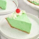 Shamrock Shake Pie on the table.