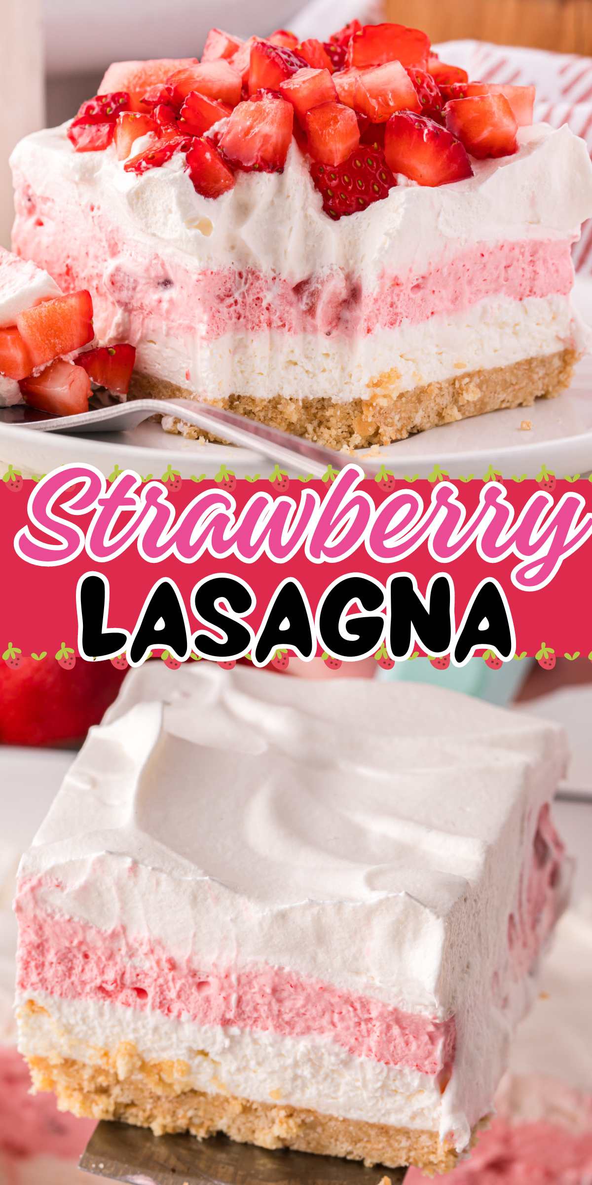 Strawberry Lasagna pinterest