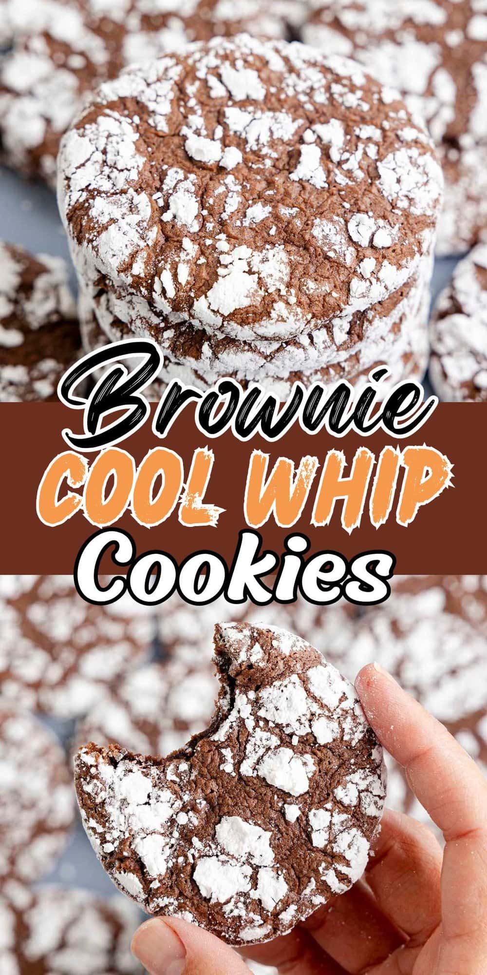 Brownie Cool Whip Cookies pinterest