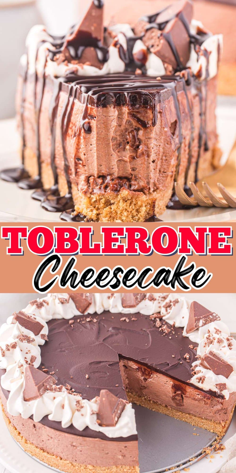 Toblerone Cheesecake pinterest