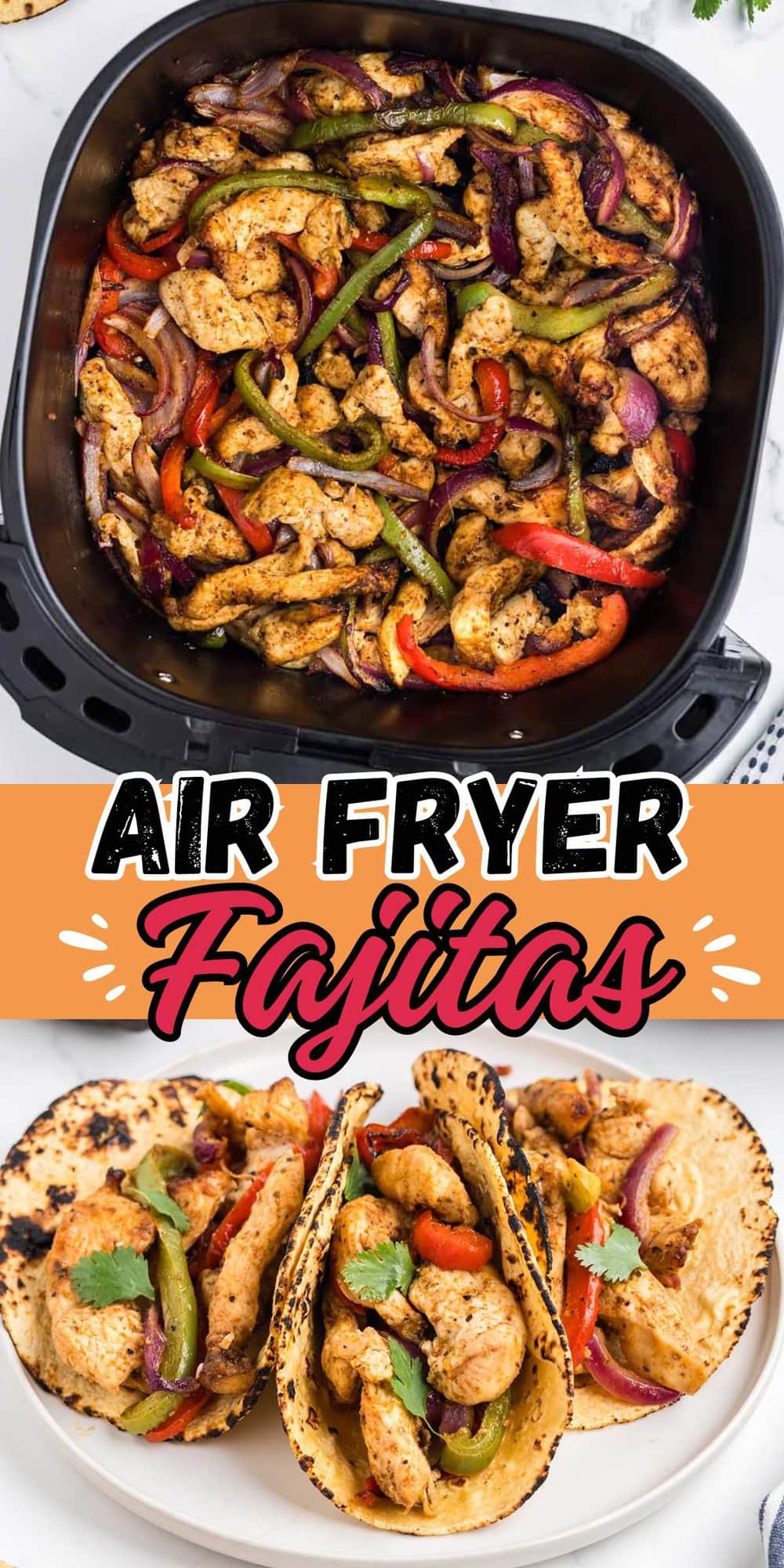 Air Fryer Chicken Fajitas pinterest