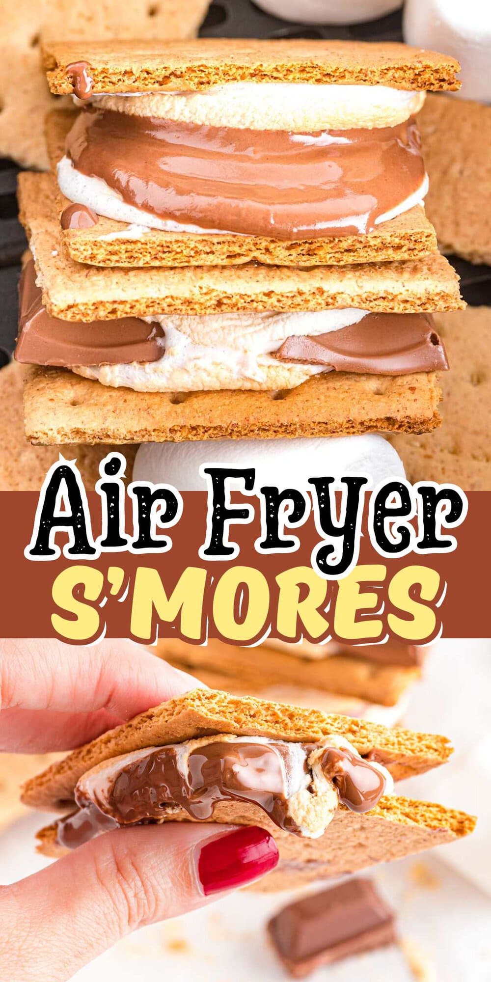 Air Fryer S’mores pinterest
