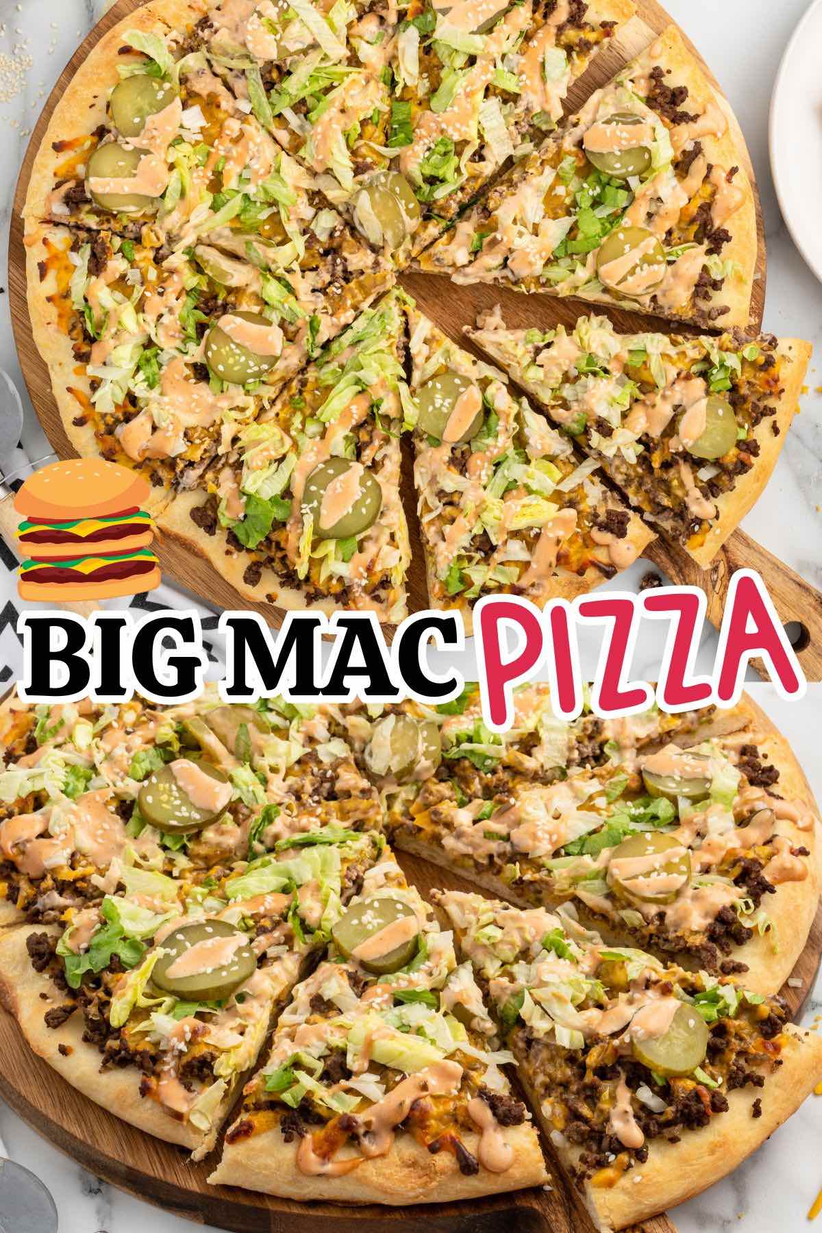 big mac pizza pin.