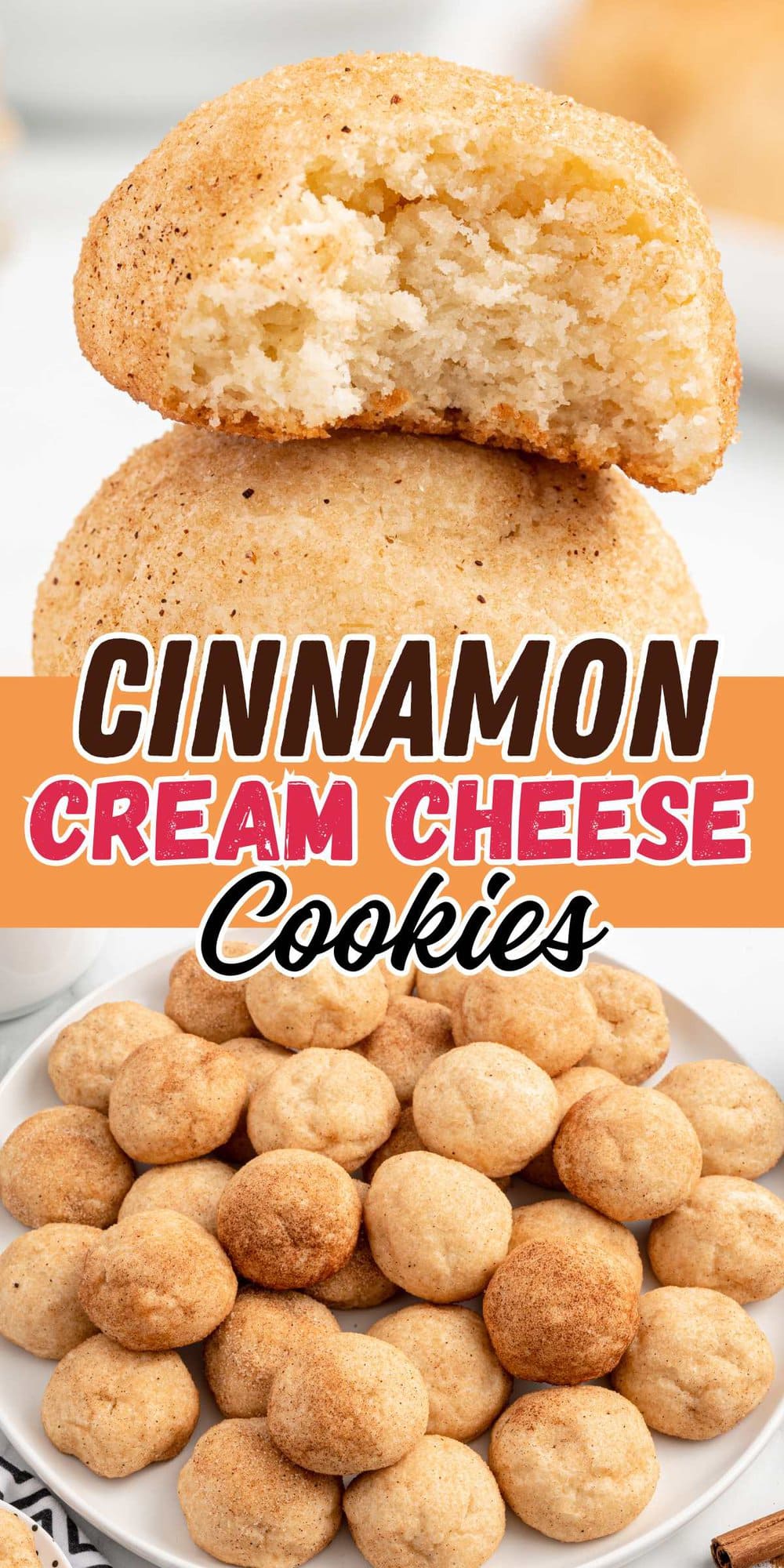 Cinnamon Cream Cheese Cookies pinterest