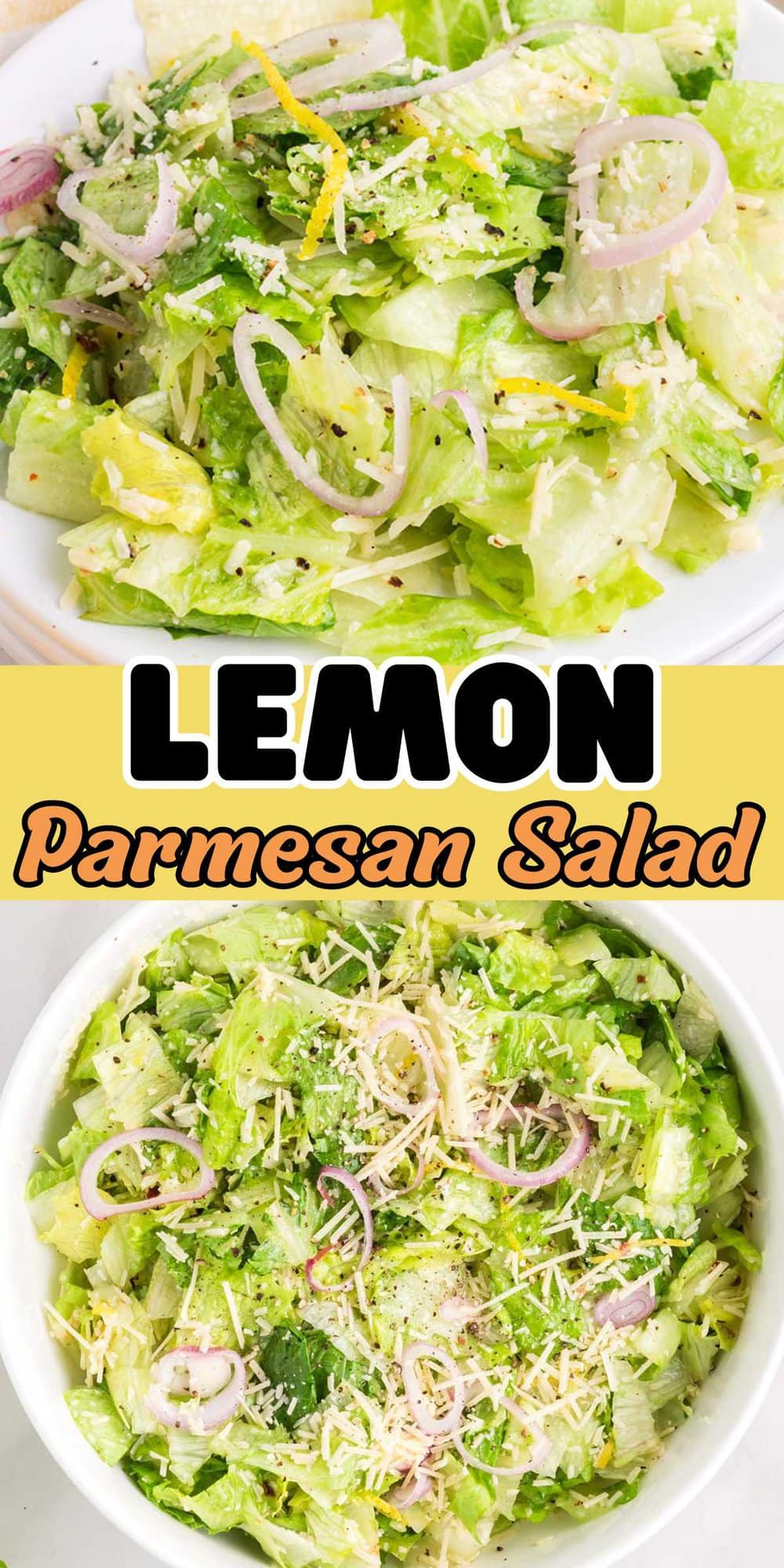 Lemon Parmesan Salad pinterest