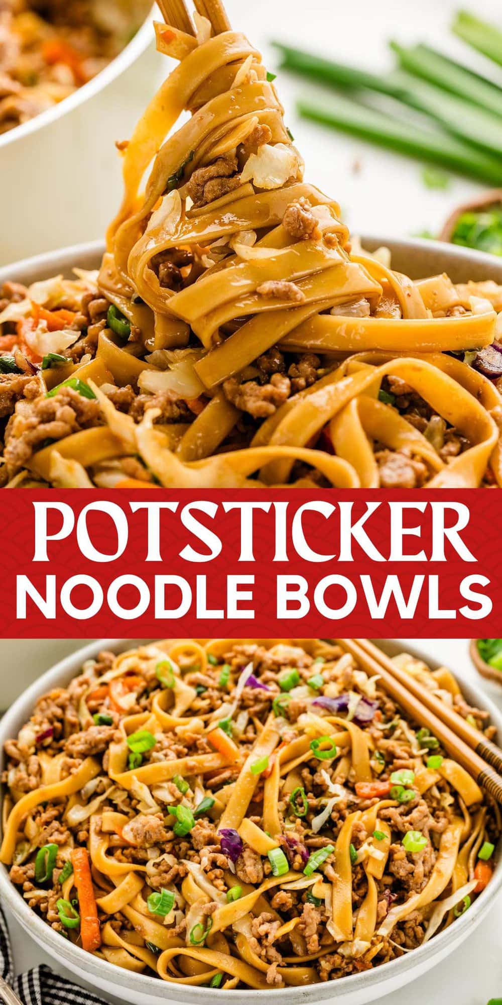 Potsticker Noodle Bowls pinterest