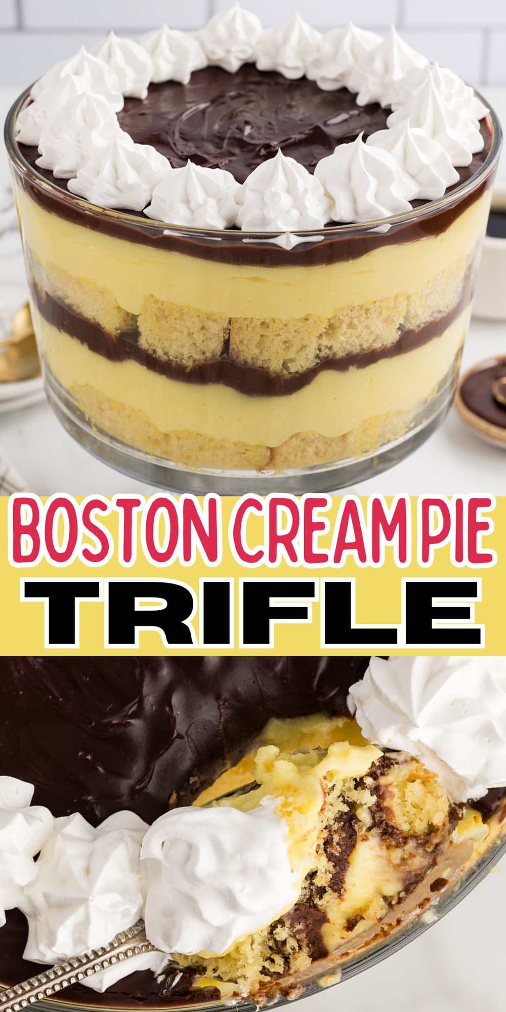 Boston Cream Pie Trifle pinterest