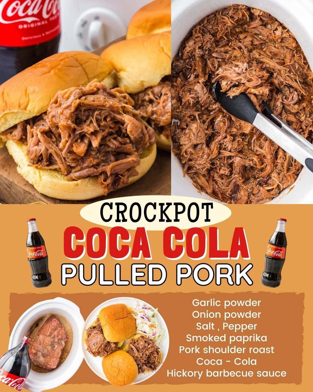 crockpot coca cola pulled pork.