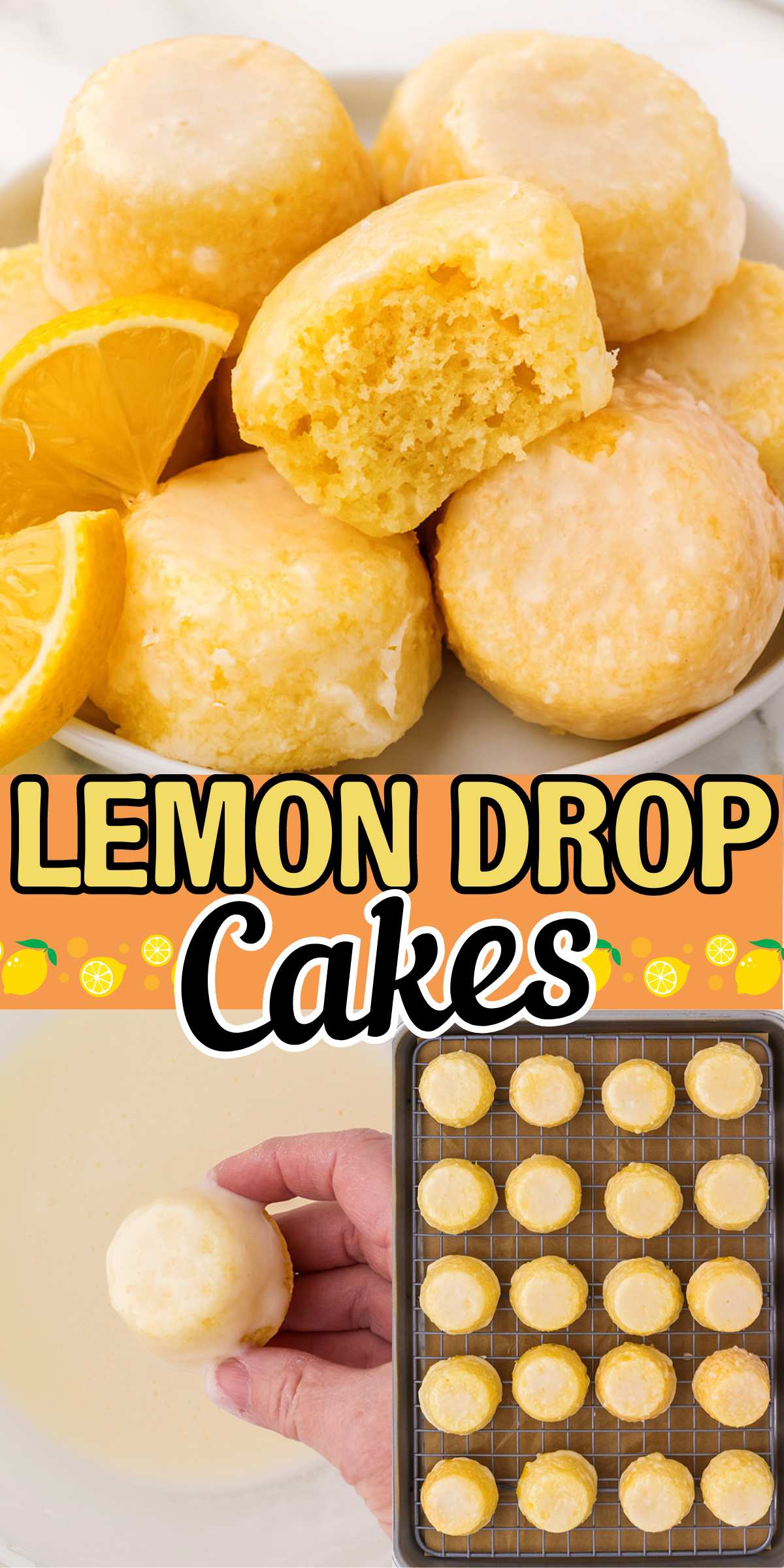 Lemon Drop Cakes pinterest
