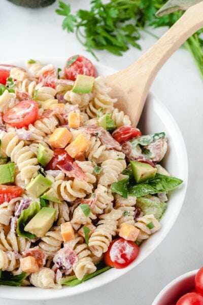 Blt Pasta Salad - Princess Pinky Girl