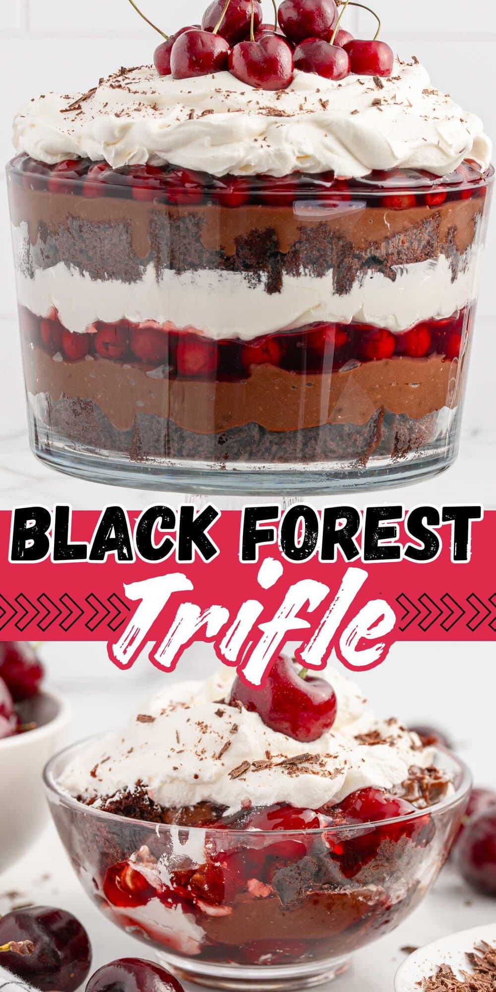 Black Forest Trifle pinterest