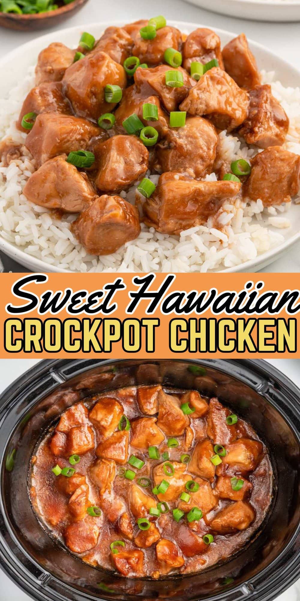 Sweet Hawaiian Crockpot Chicken pinterest