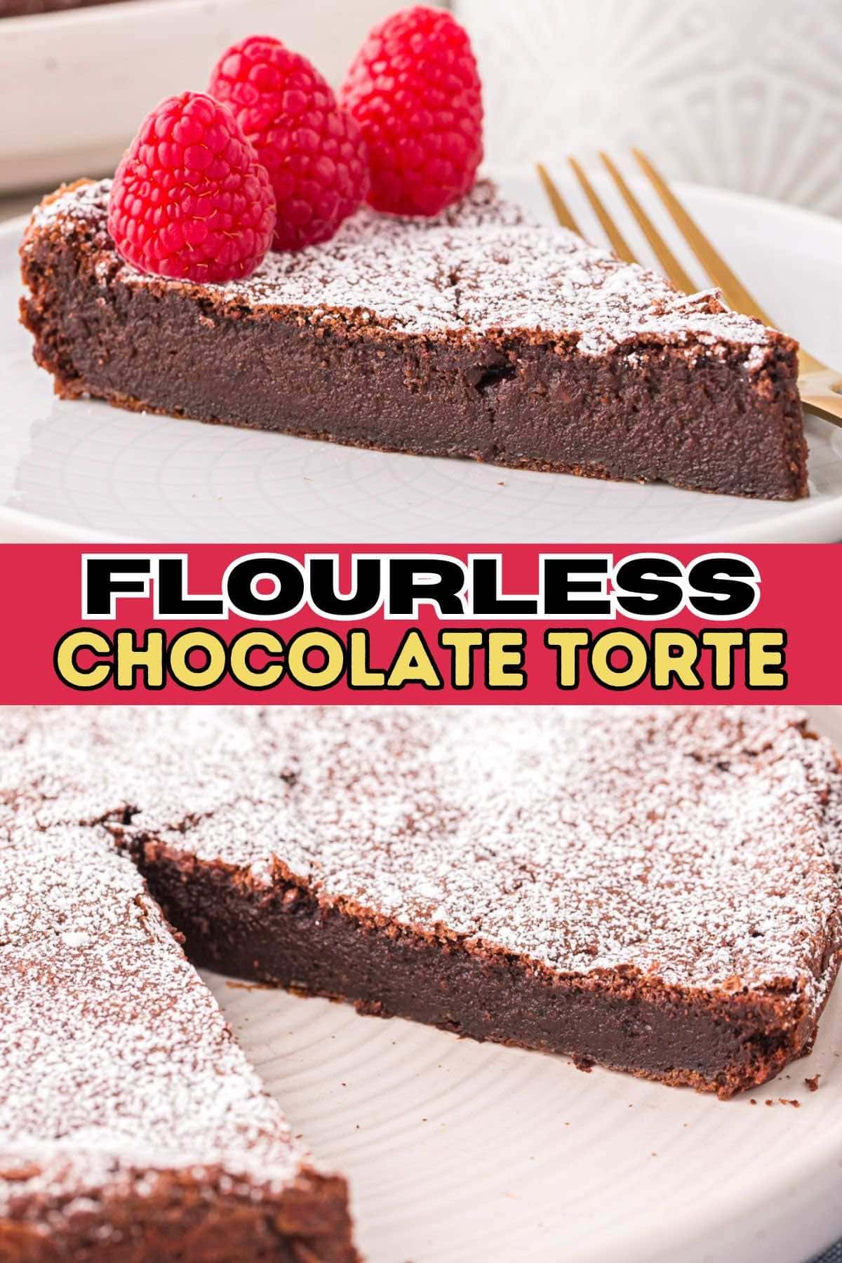 Flourless Chocolate Torte pin.