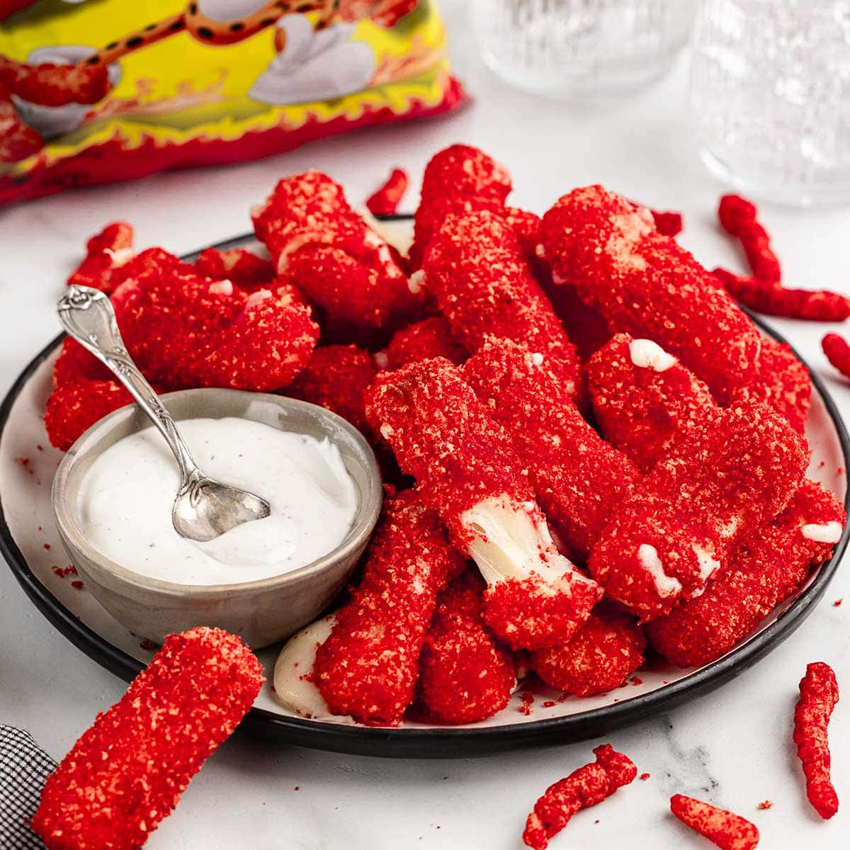 Hot Cheeto Cheese Sticks