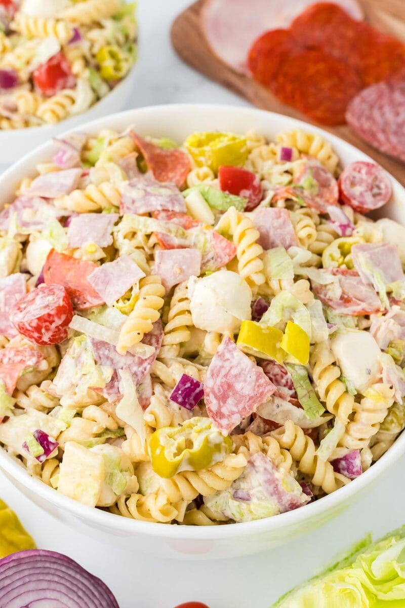 Grinder Pasta Salad - Princess Pinky Girl