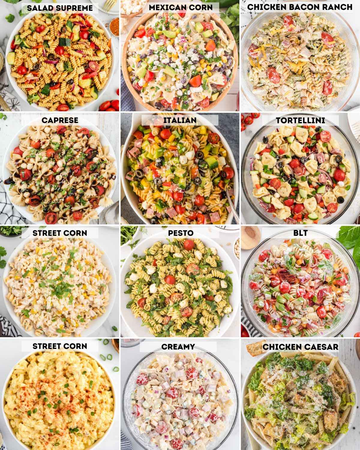 a couple of pasta salad