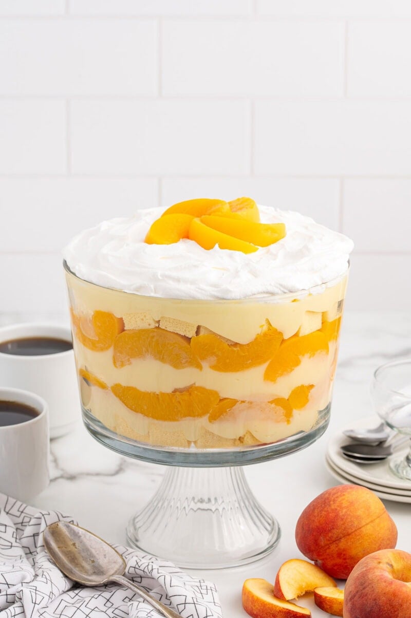 Peaches and Cream Trifle - Princess Pinky Girl