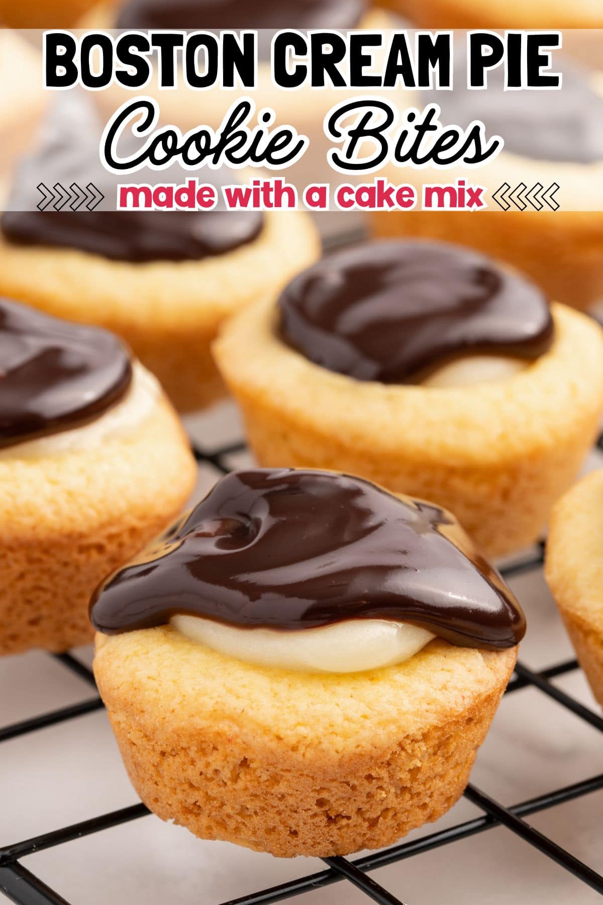 boston cream pie cookies cups pin.