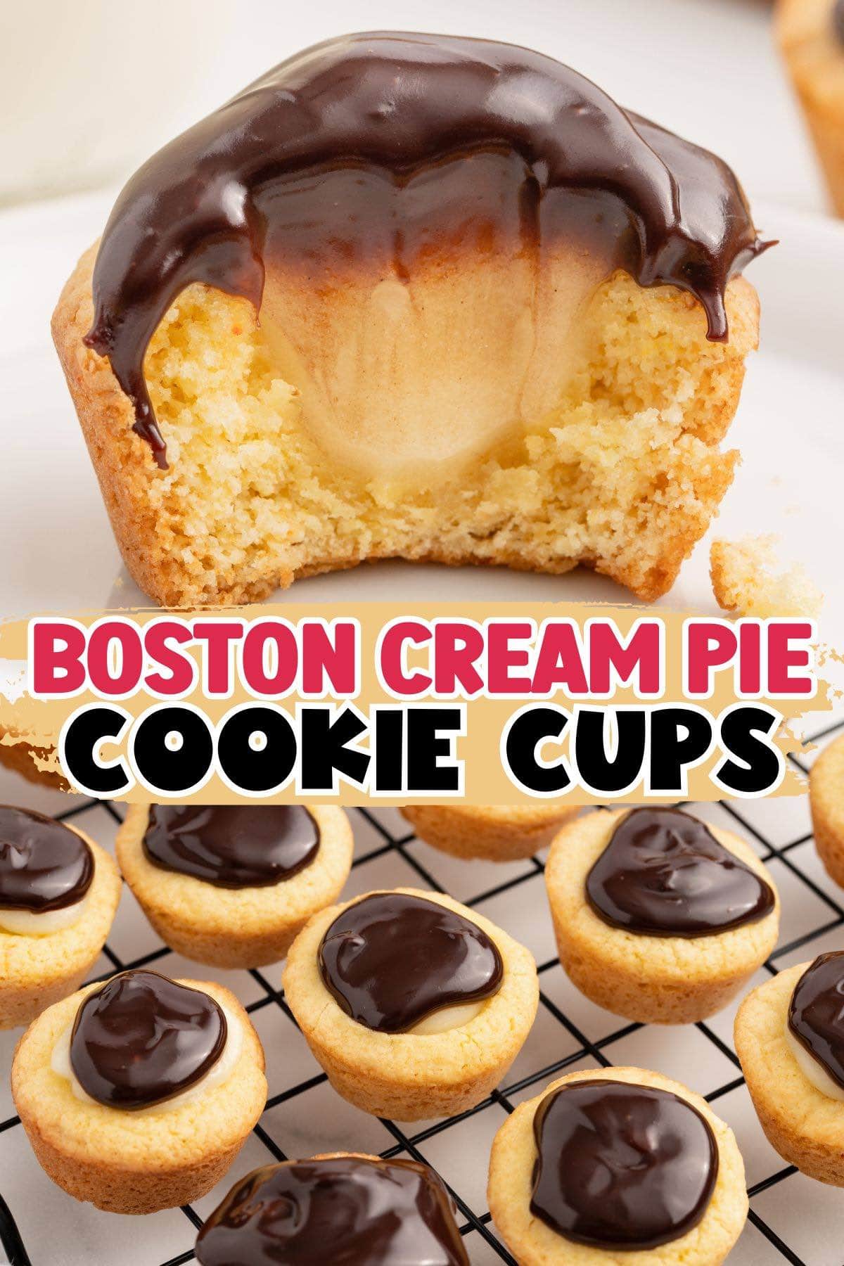 boston cream pie cookies cups pin.