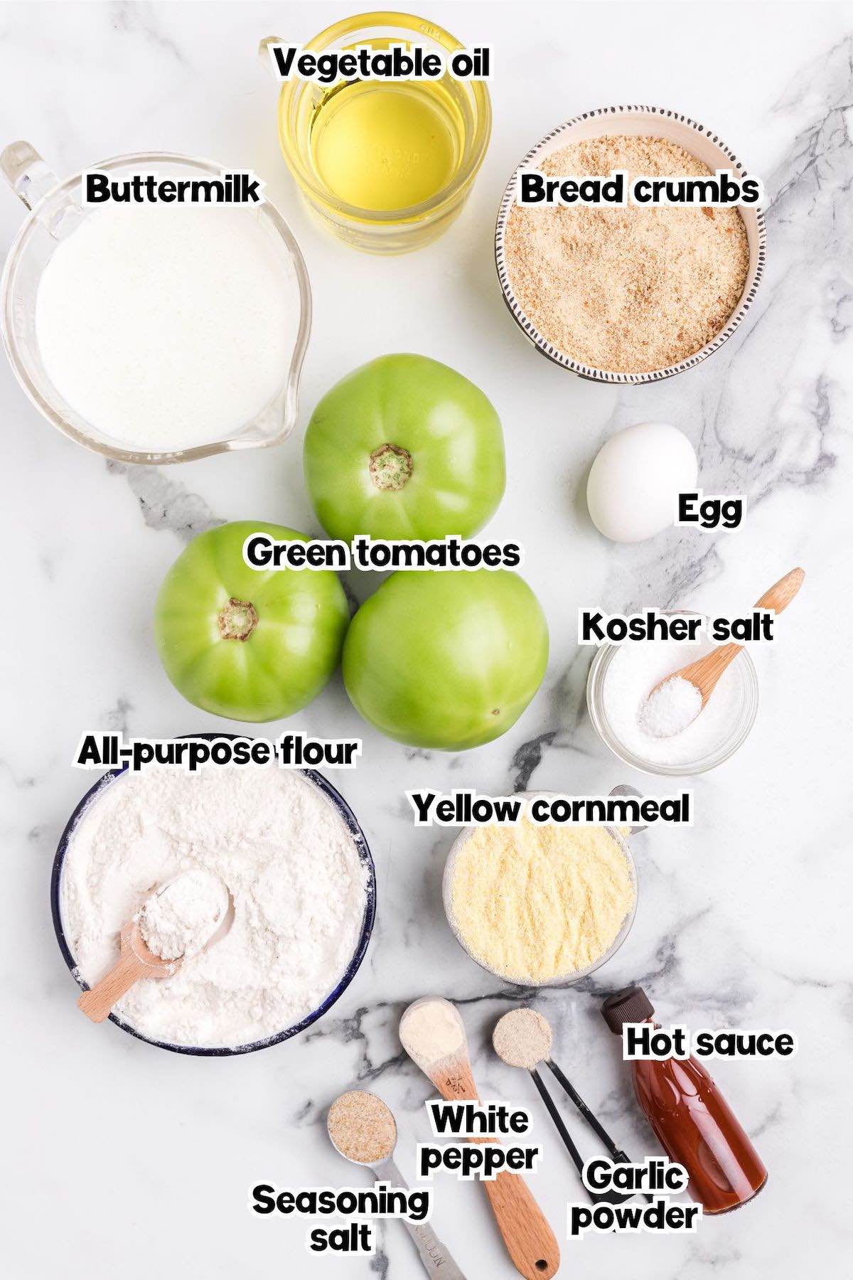 fried green tomatoes ingredients. 