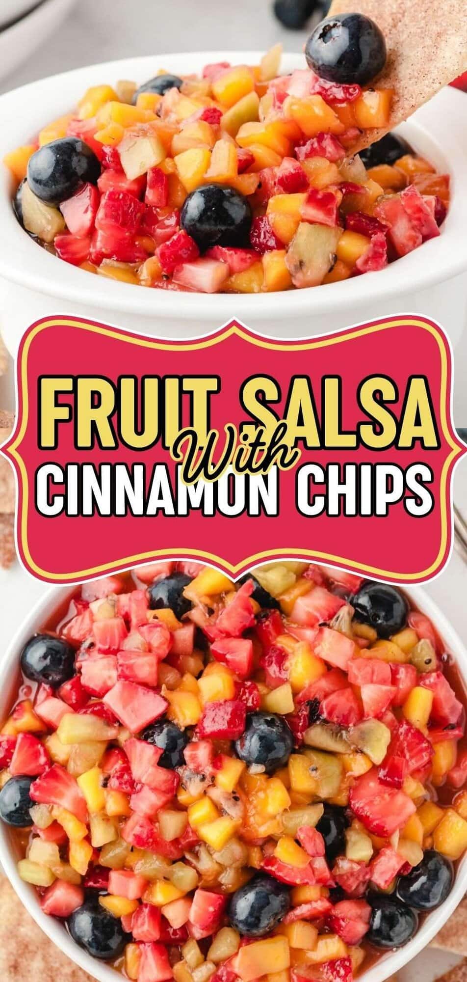 Fruit Salsa with Cinnamon Chips pin - 1.