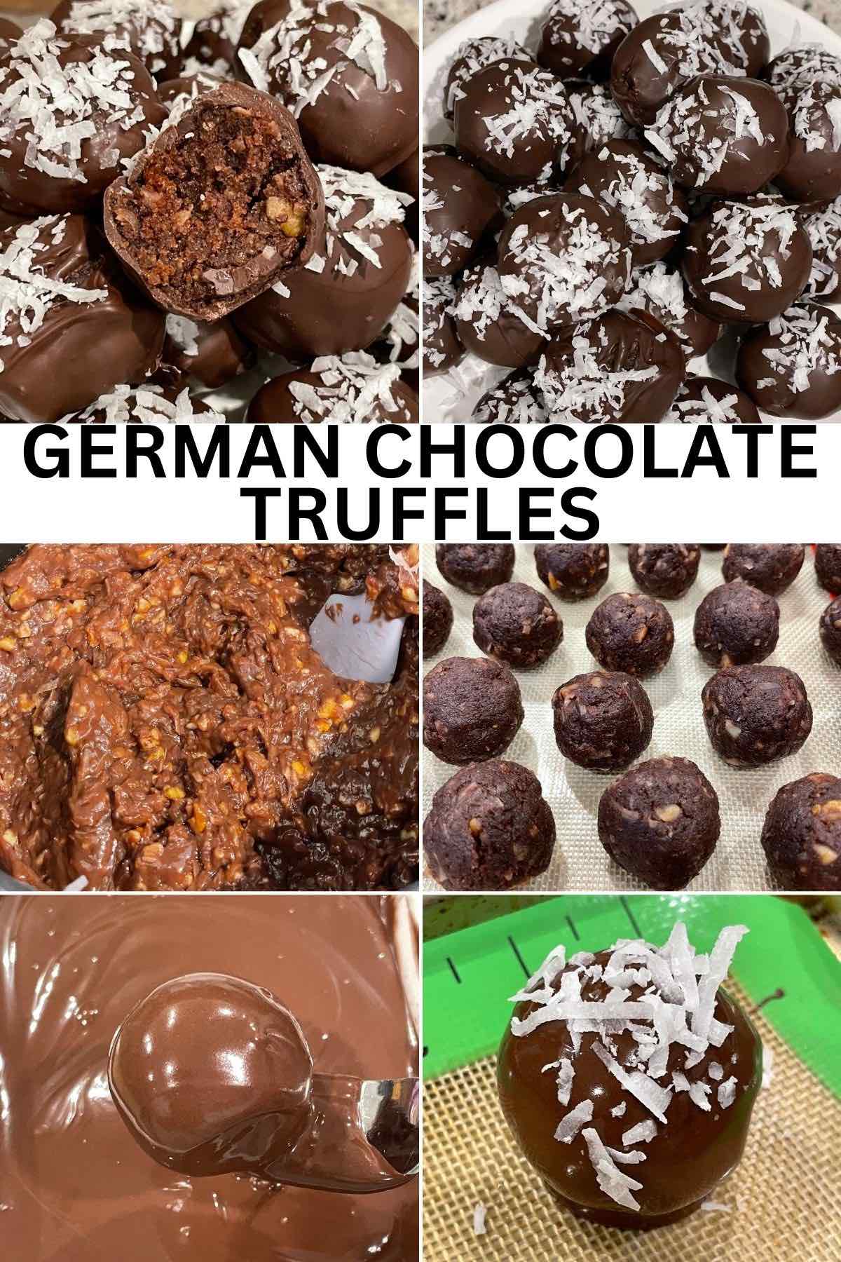 german chocolate truffle pin.