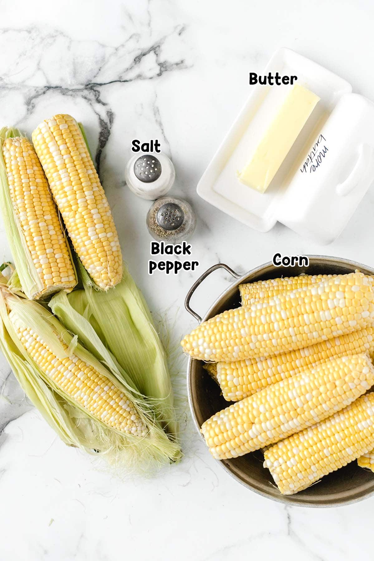 grilled corn on the cob ingredients.