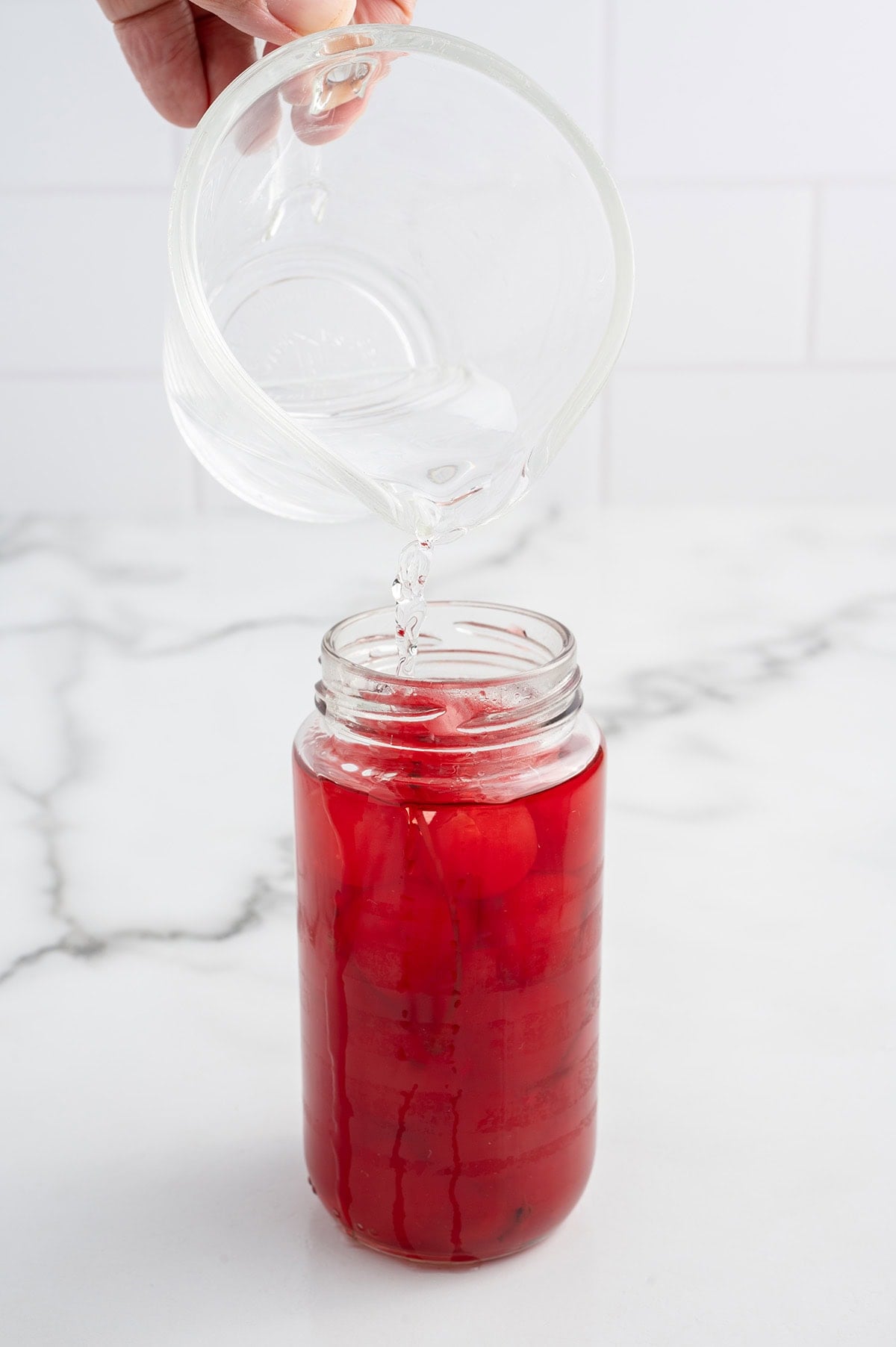 soak the cherries