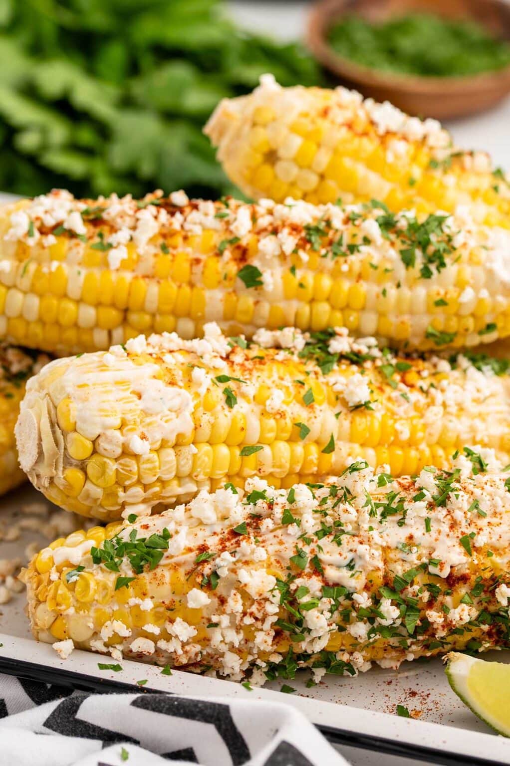 Elote Corn Recipe (Mexican Street Corn) - Princess Pinky Girl