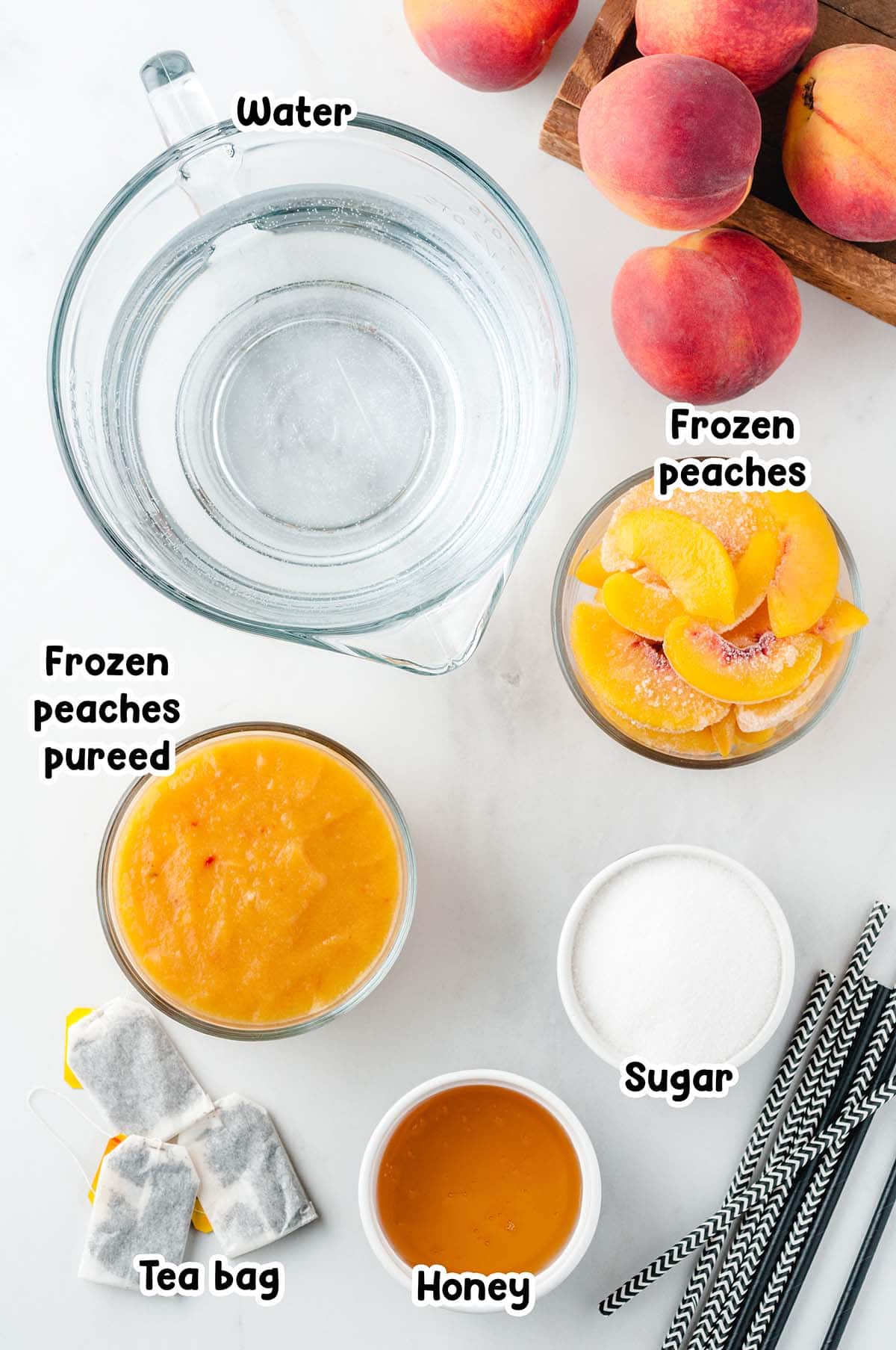 peach iced tea ingredients. 