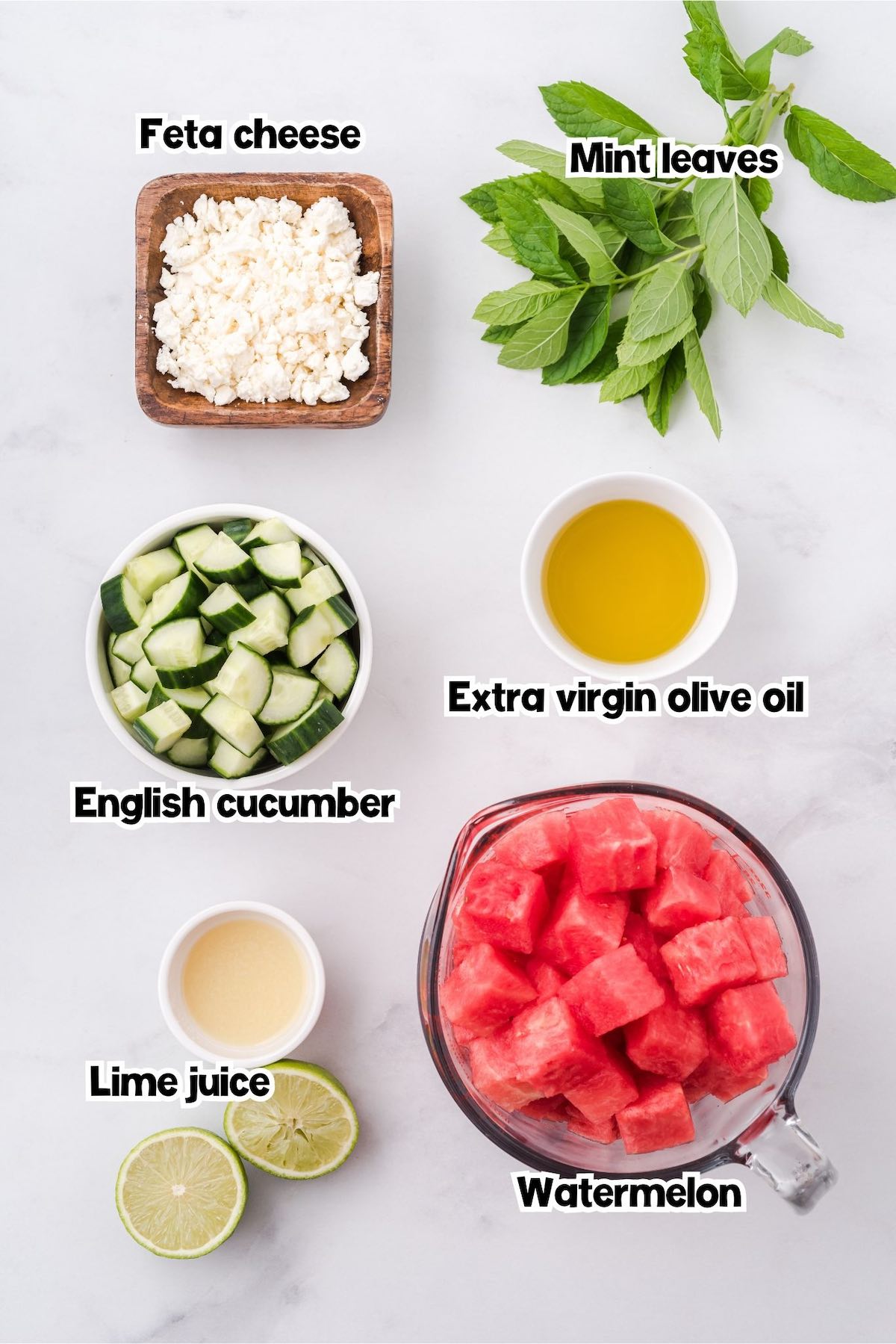 watermelon salad ingredients. 