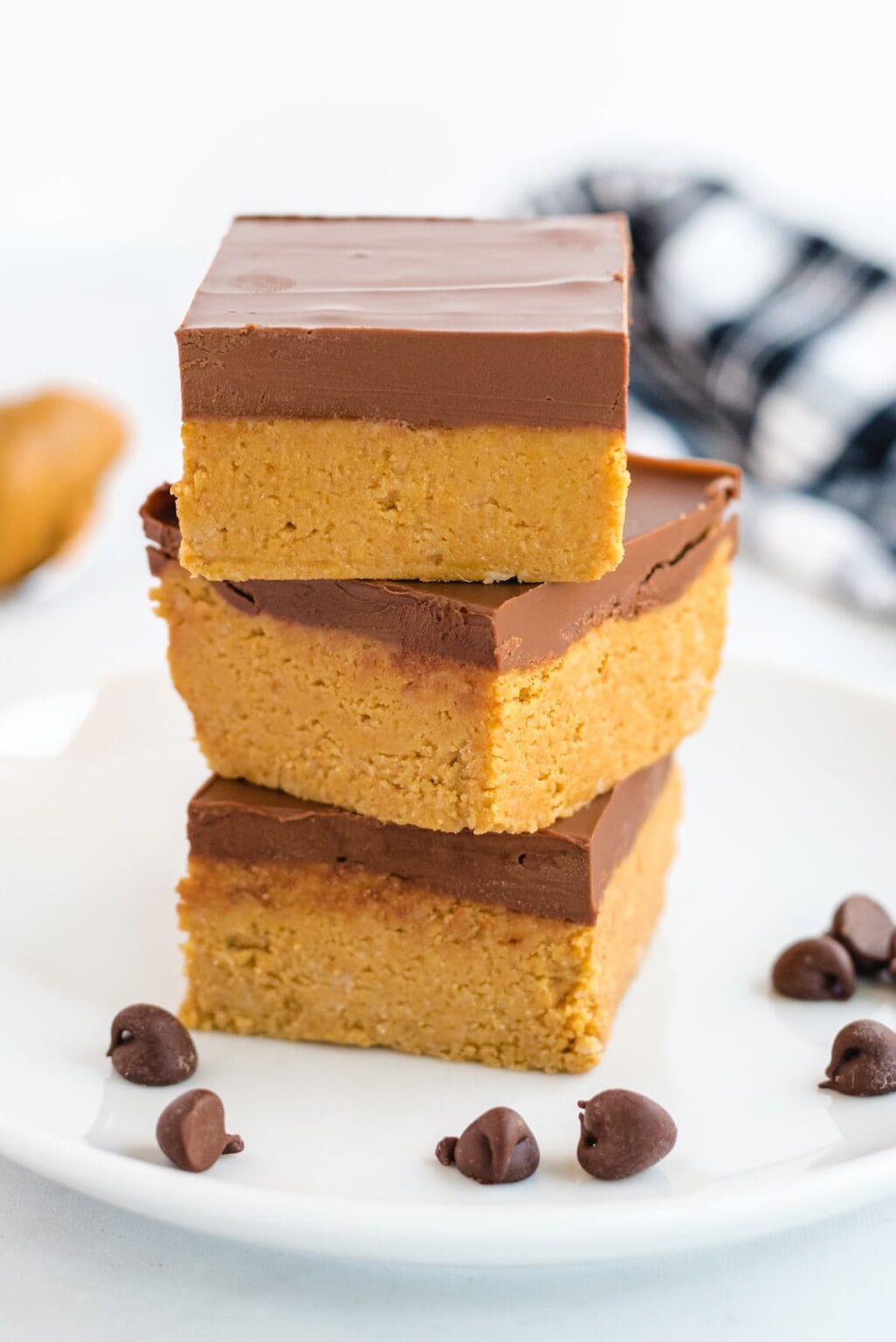No Bake Peanut Butter Bars - Princess Pinky Girl