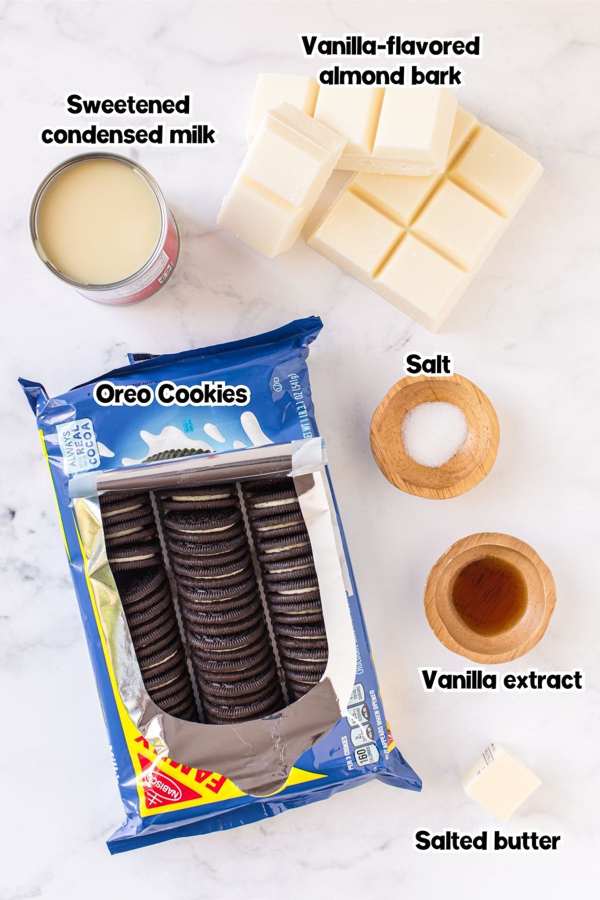 oreo fudge ingredients. 